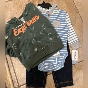 Baby boy 3 month Jeans, jacket, and onesie; New With Tags; NWT